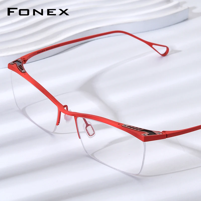 fonex-titanium-eyeglasses-frame-men-brand-design-semi-rimless-square-glasses-japanese-white-ultralight-half-rim-eyewear-85920