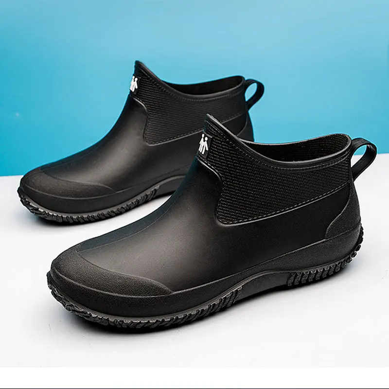 Rain Boots Women Waterproof Work Same Style for Men Boots Are Optional Rain Proof Kitchen Waterproof Work Shoes