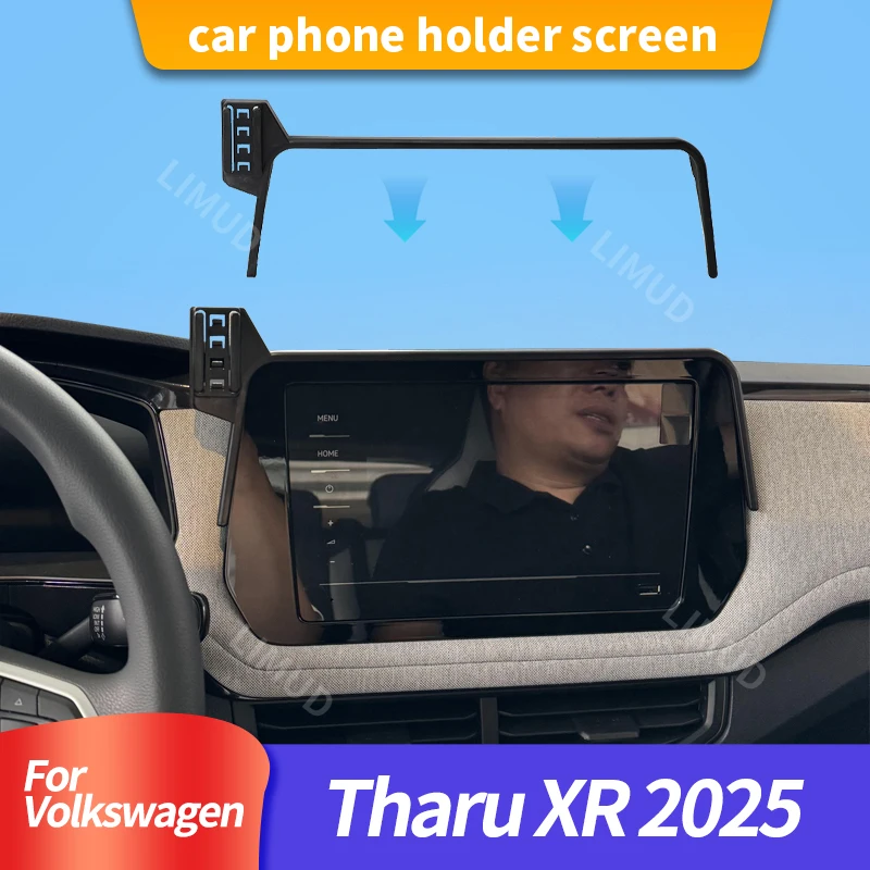 Suitable For Volkswagen Tharu XR 2025 8-Inch Screen Navigation Stand Car Screen Navigation Fixed Mobile Phone Universal Stand
