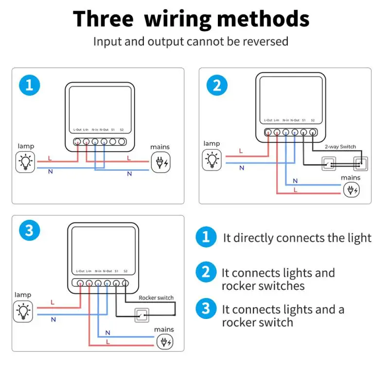 Tuya ZigBee / WiFi Mini Smart Switch 16A 2 Way Control Smart Home Automation Module Work with Alexa Google Home Alice Smart Life