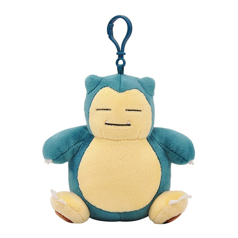 10-12CM cartoon treasure cute peluche elf Pikachu Kawaii ciondolo Charmander Bulbasaur portachiavi accessori per borse