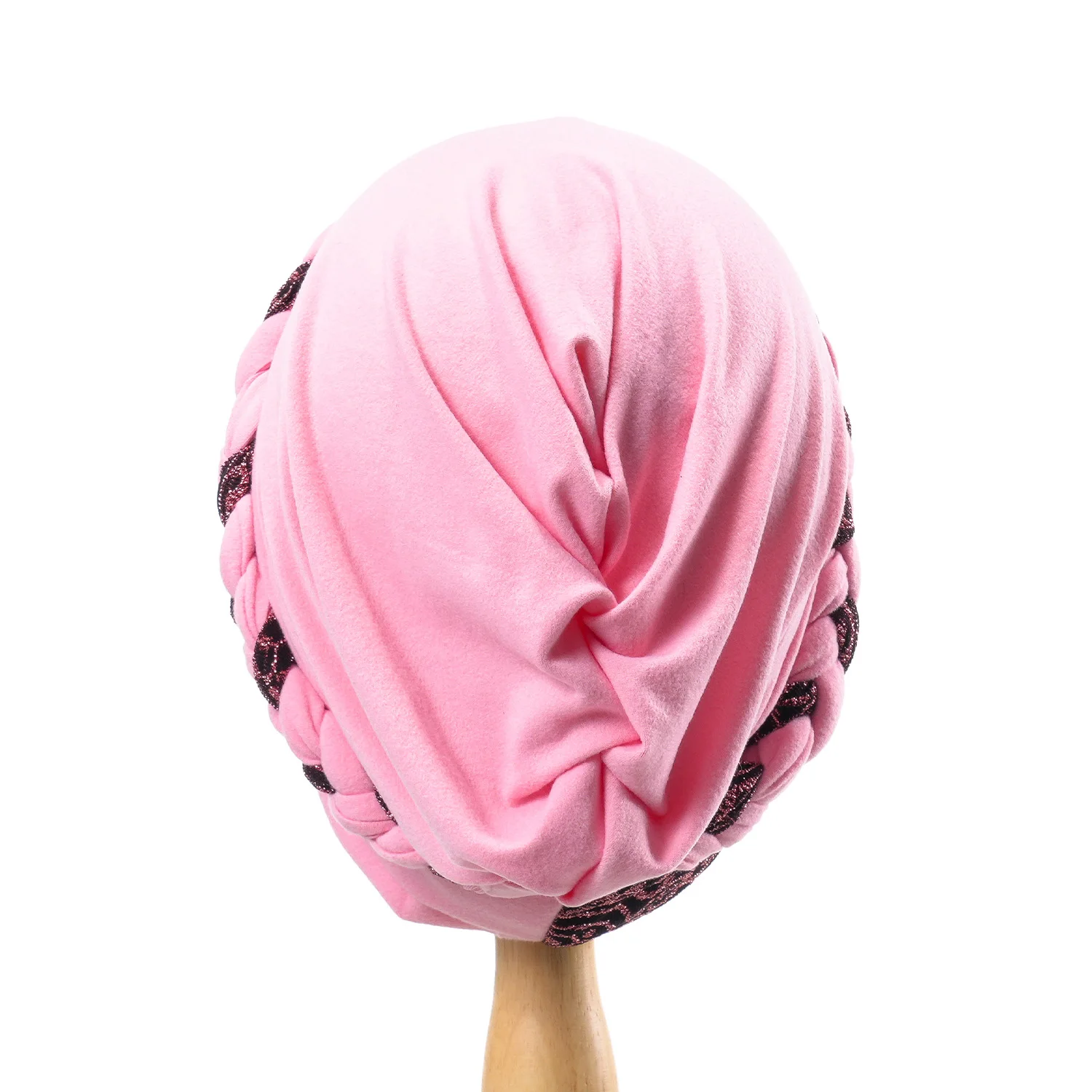 2024 Head Scarf for Muslim Women Turban Cap Ladies Islamic Print Bonnet Hat Braid Headband Turbante Mujer Beanies Hats