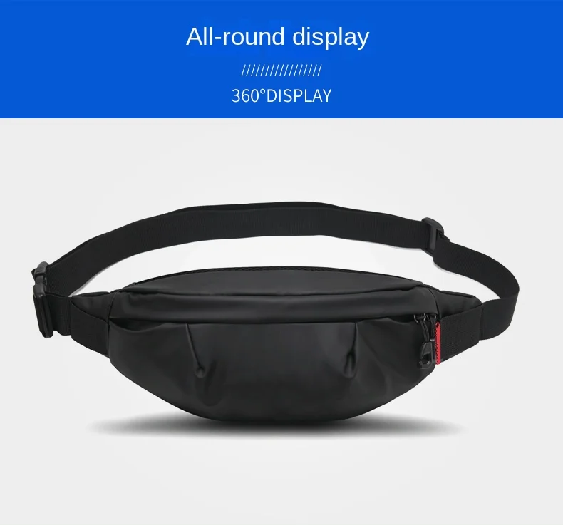 Outdoor Sports Waist Bag, Fashionable Running, Waterproof Mobile Phone Waist Bag, Fitness and Leisure Crossbody Bag, Cashier Bag