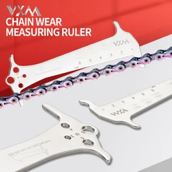 VXM Bicycle Chain Wear Checker Indicator Repair Tool MTB Road Bike Chain Gauge Measurement Ruler Replacement Bicycle Accessories