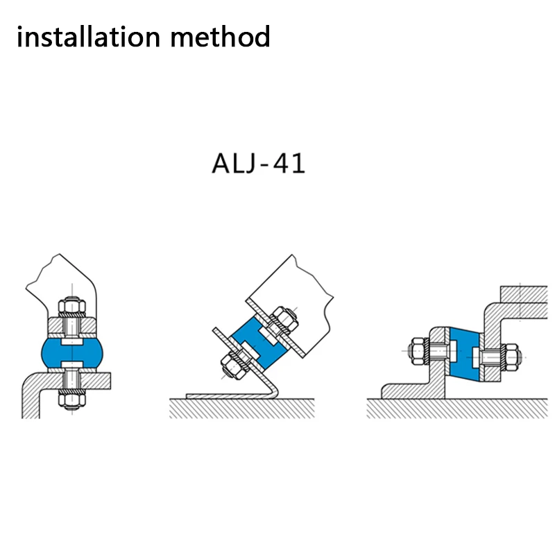 Amortisseur anti-vibration, goujon cylindrique en caoutchouc, isolation des vibrations, bloc silencieux, amortisseur de montage en caoutchouc fileté, figurine M5, M6