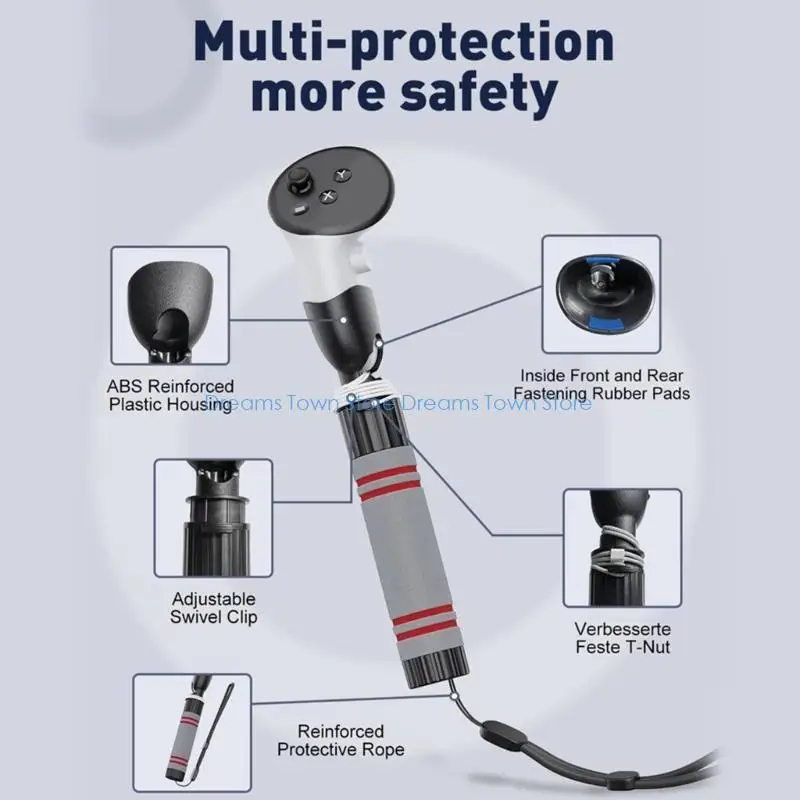 HX6A GORILLAS LONG ARMS SABERS EXTENSION GRIPS 3