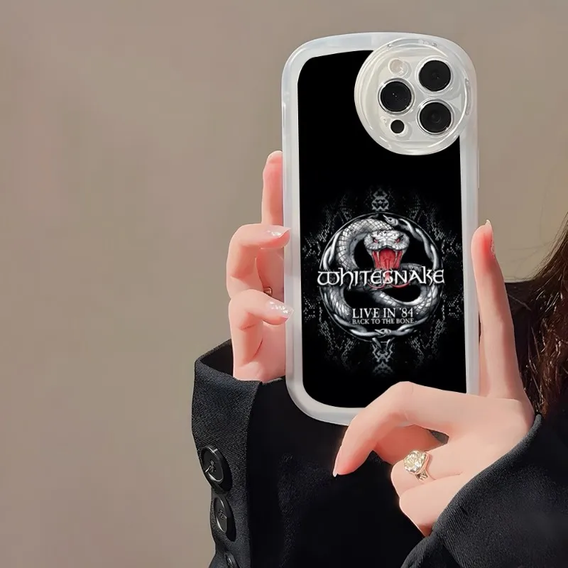 Music Whitesnake Lovehunter Phone Case For IPhone 14 Pro Max 11 12 13 Mini X XR XS 7 8 Plus Angel Eyes Big Pupil Lens Silicone