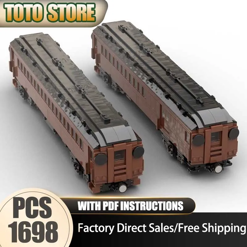 

Конструктор Moc Building Blocks 1:48: Железнодорожный вагон M/P54 / Комбинированный вагон v4. Технологичный набор для самостоятельной сборки. Конструктор для праздников и подарков.