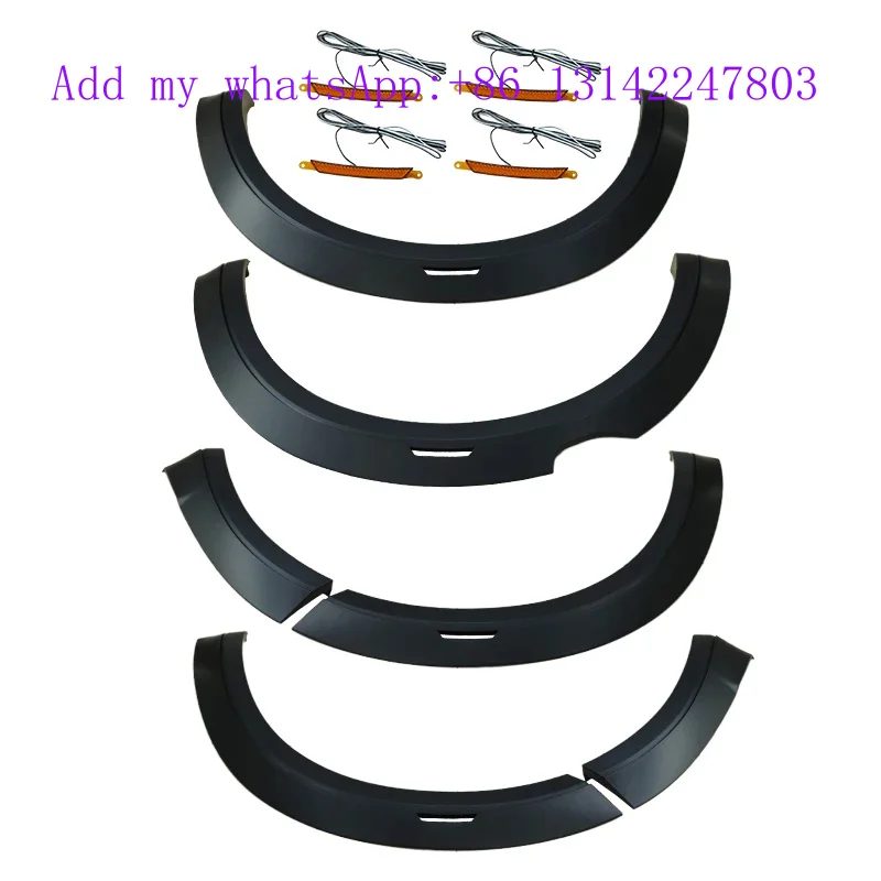 Car Fender Flares Arch Wheel Eyebrow Protector Mudguard Sticker for 2015 with ed Wheelbase