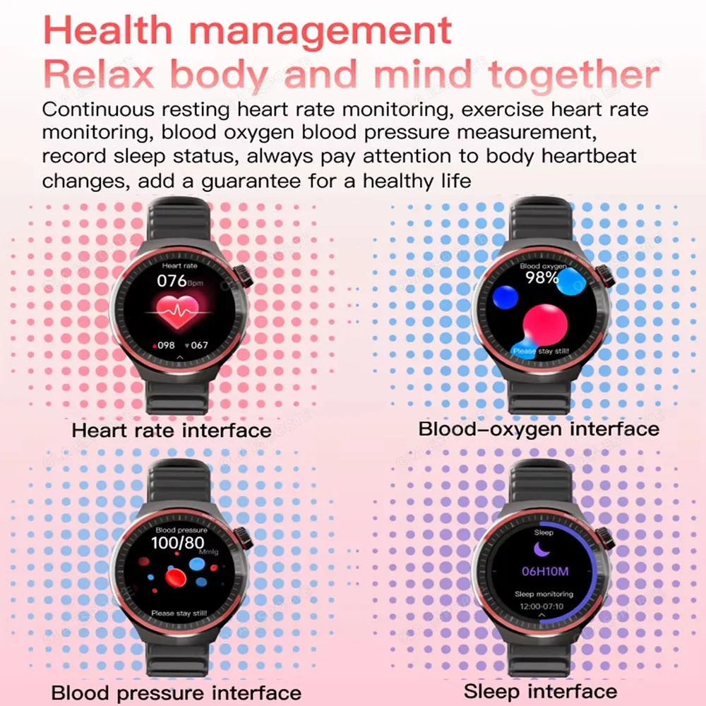 2025 New Series Watch 4 pro Smart Watch Men Women BT Call Fitness Tracker Sport Waterproof Heart Rate SmartWatch
