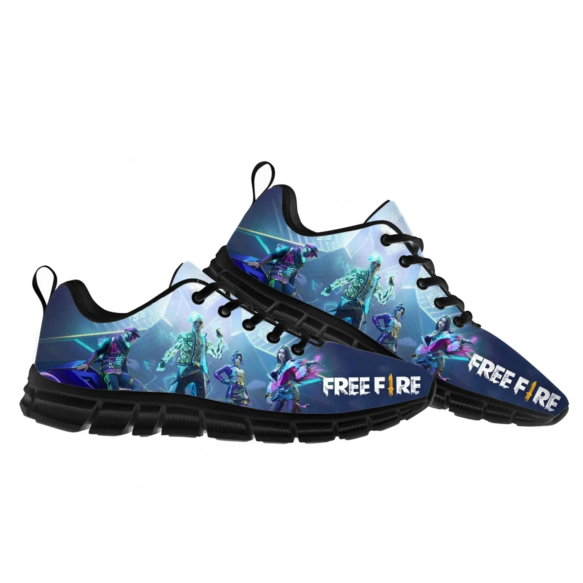 

Кроссовки Garena Free Fire: Модные кеды с мультяшным дизайном для мужчин и женщин, индивидуальный дизайн