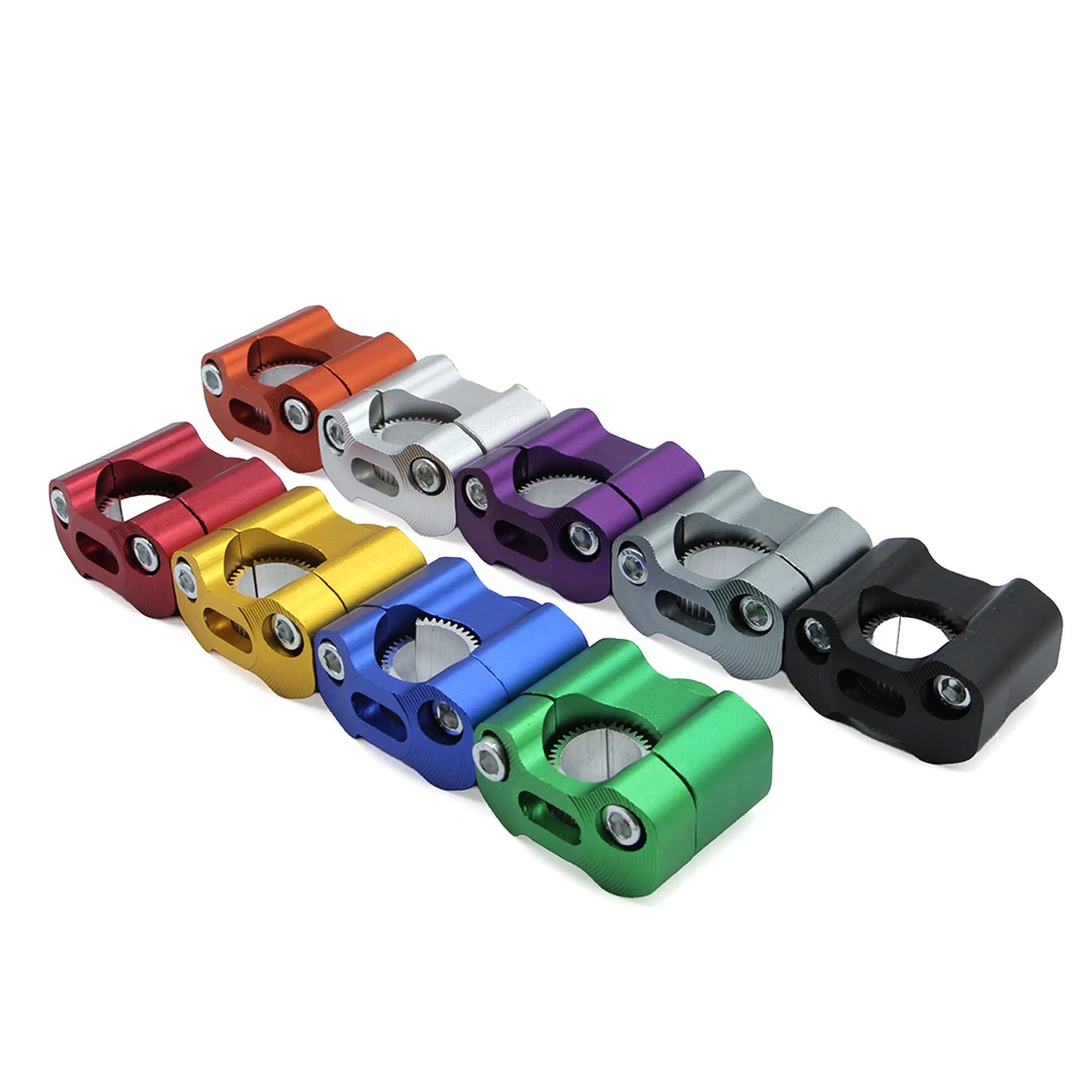 Motorcycle 22mm 28mm Adjustable Handlebar Risers Adapter Mount Bar Clamps For 7/8