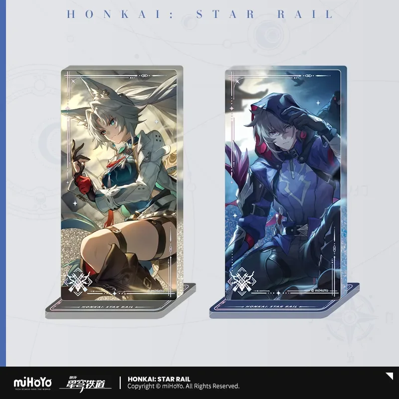 Sunsyea Honkai Star Rail Official Merch miHoYo Original Authentic Light Cone Series Acrylic Quicksand Ornament Himeko Seele