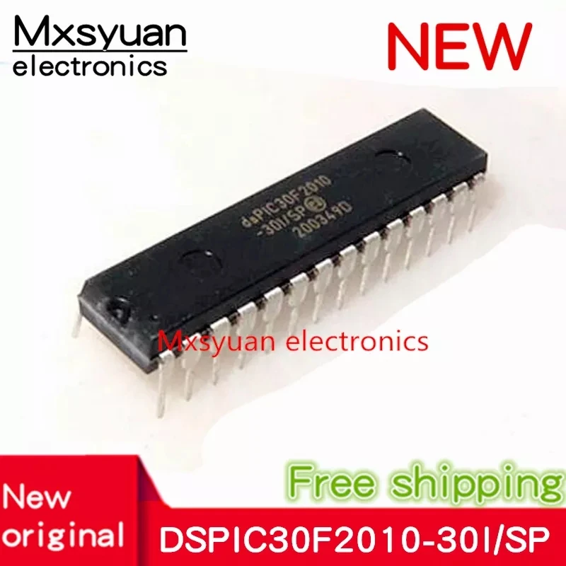 2pcs~5pcs/LOT 100% New original DSPIC30F2010-30I/SP DSPIC30F2010 -30I/SP DIP28 In stock