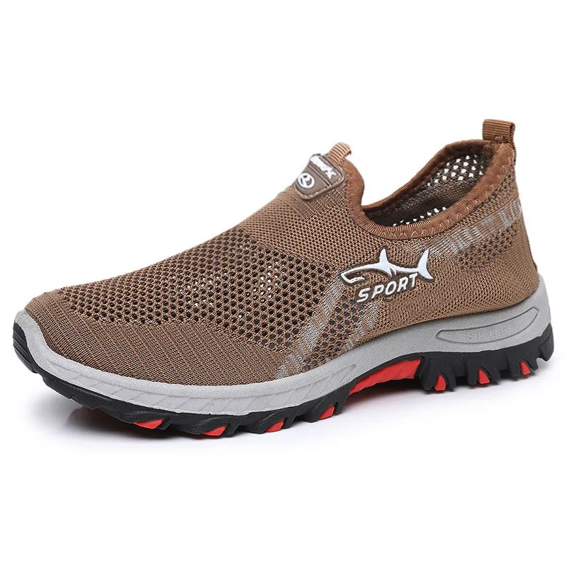 Zapatillas deportivas de verano para hombre, zapatos deportivos de malla, zapatos deportivos transpirables, zapatillas ligeras