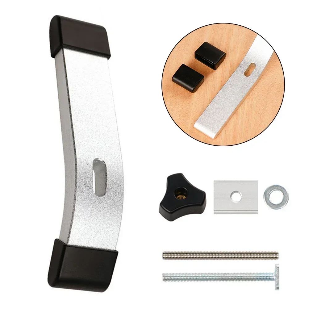 DIY Projects Aluminum Alloy Clamps Metalworking Clamps 8mm Thread Screws Clamping Pressure Hand Knob Securing M8 Plastic Nut