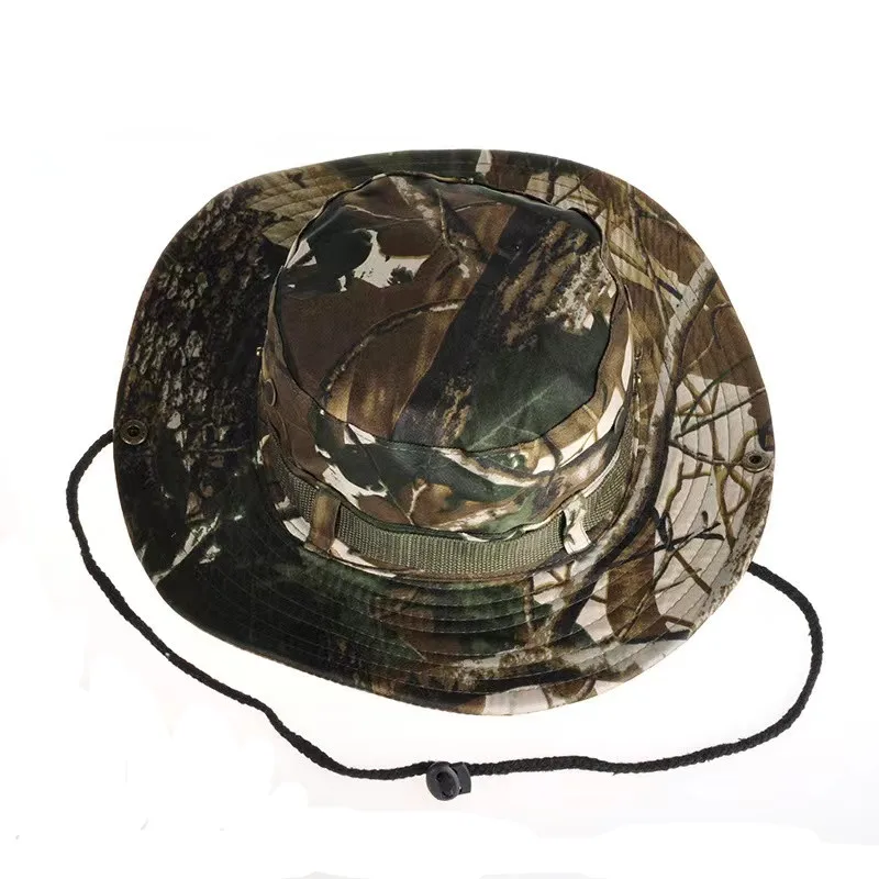 Outdoor Sports  Bucket Hat Fisherman Fishing Travel Jungle Camouflage Bush Hat Hunting Boonie Tactical Caps