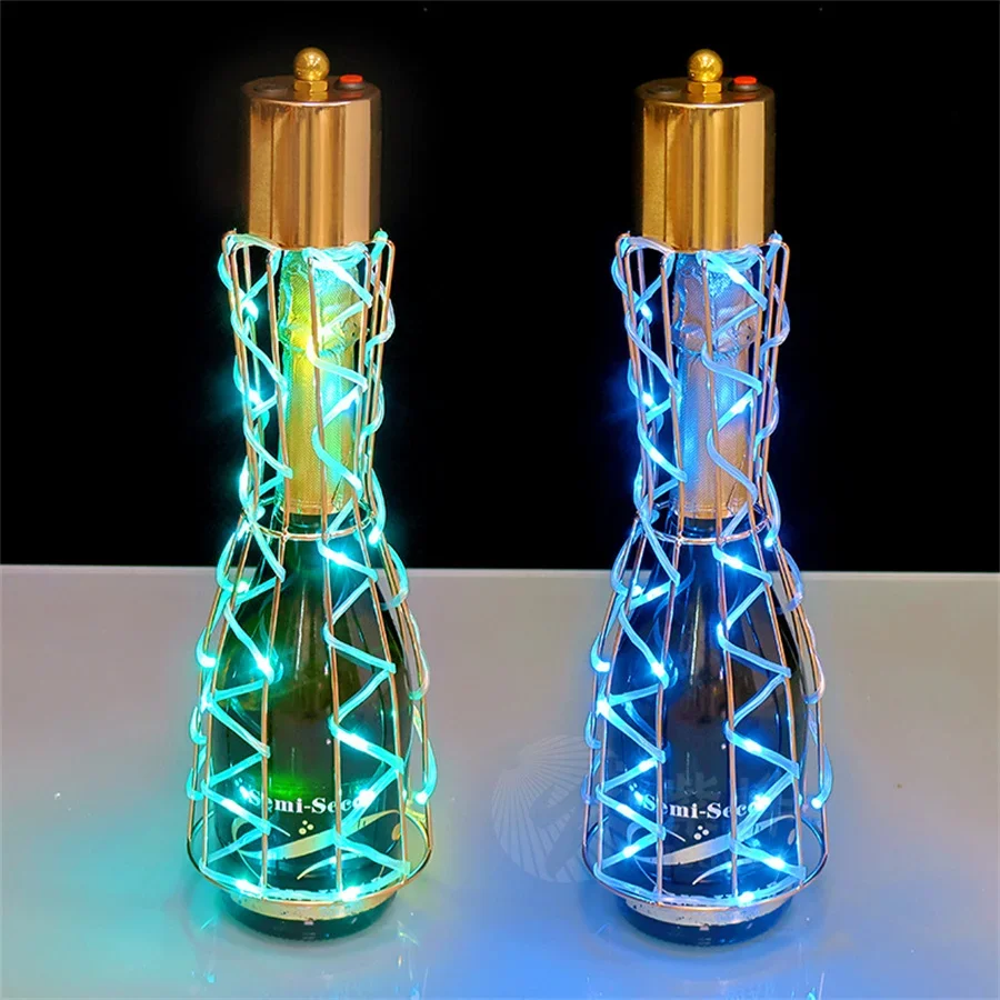 Stainless Steel VIP Champagne Wine Bottle Service Glorifier Champagne Glorifier Display VIP LED Bottle Presenter