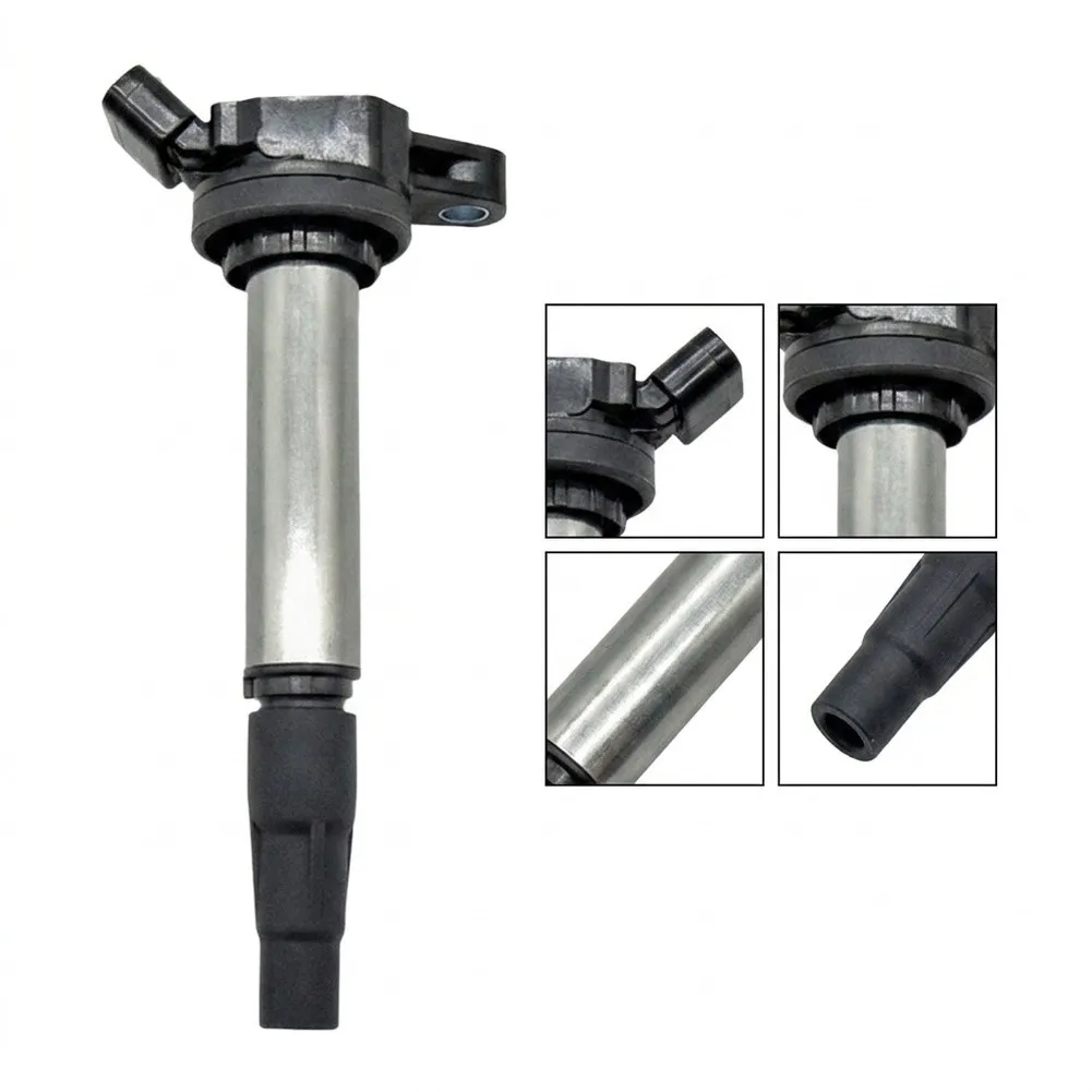Black Ignition Coil High Voltage Conversion Fuel Combustion Efficiency High Temperature Resistant For Harsh Working Conditions