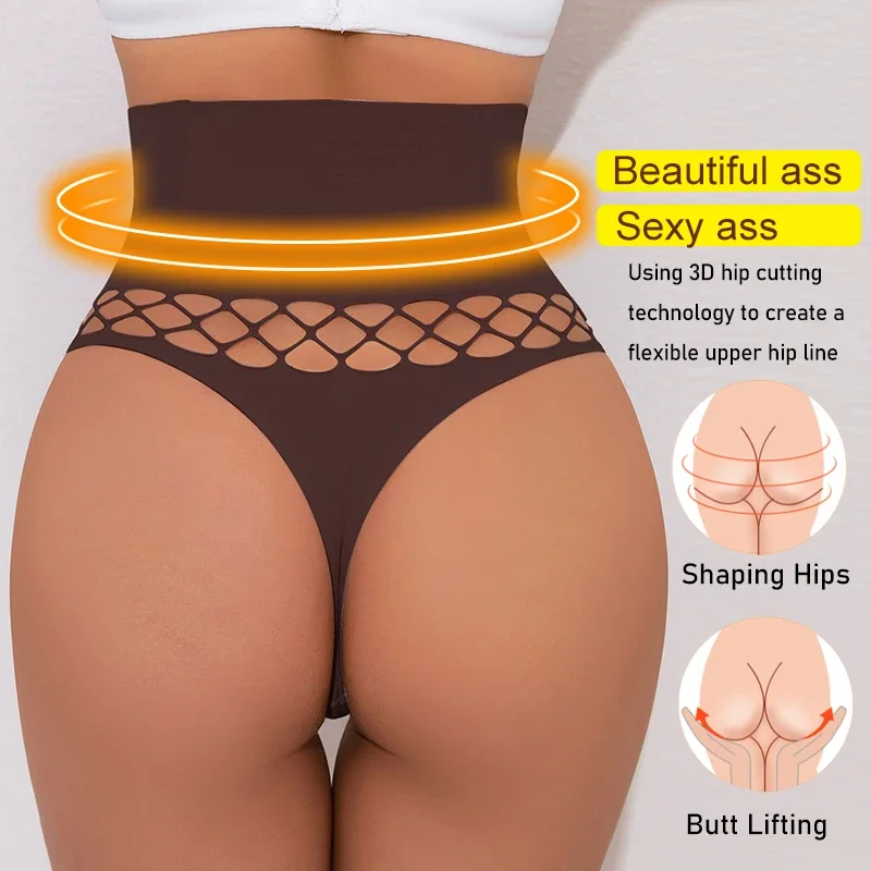 Shapewear Briefs for Womens High Waist Mesh Breathable Summer Body Shaper Panties Tummy Control Butt Lifter Shaping Underwear