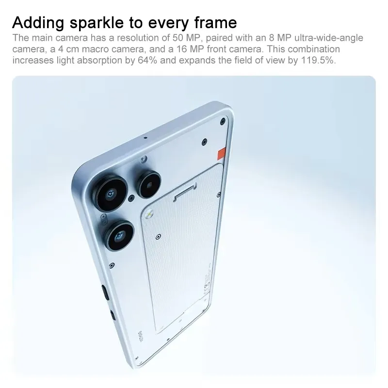 Nothing Phone (3A) Lite 50MP Camera 6.77″ AMOLED 120Hz Mediatek Dimensity 7300 Pro5G 5000mAh 7