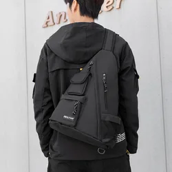 Bolso cruzado de gran capacidad para hombre y estudiante, bolsa de estilo Retro japonés, funcional