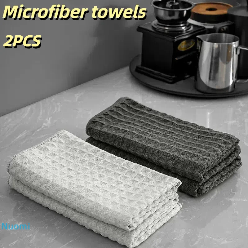 

Super Absorbent towel Barista Bar Towel Coffee Machine Cleaning Towel No Lint Square Towel Cleaning Cloth Kitchen accessories