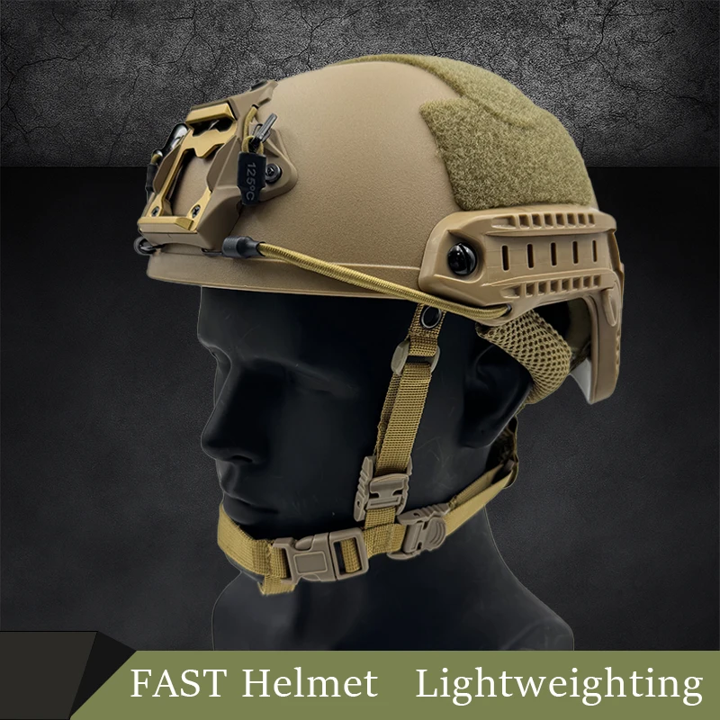 خوذة سريعة 3.0 ABS خفيفة الوزن مع تعليق ومينا قابل للتعديل لركوب الدراجات والادسنس والتدريب التكتيكي