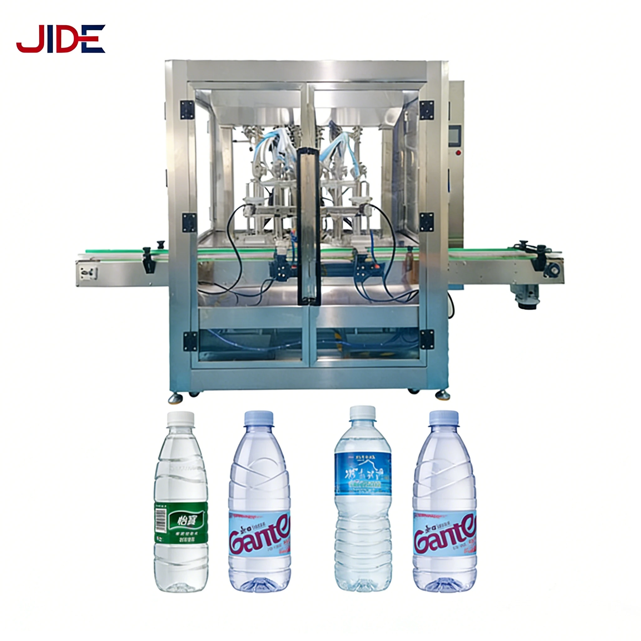 Factory Direct Supply Automatic High-Accuracy PLC-Controlled Beverage Machine for Plastic/Glass Bottles Bags Cans Liquid