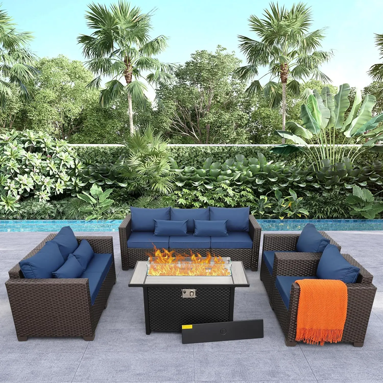 Outdoor Patio Furniture Outdoor Couch Coffee Table  or Chairs