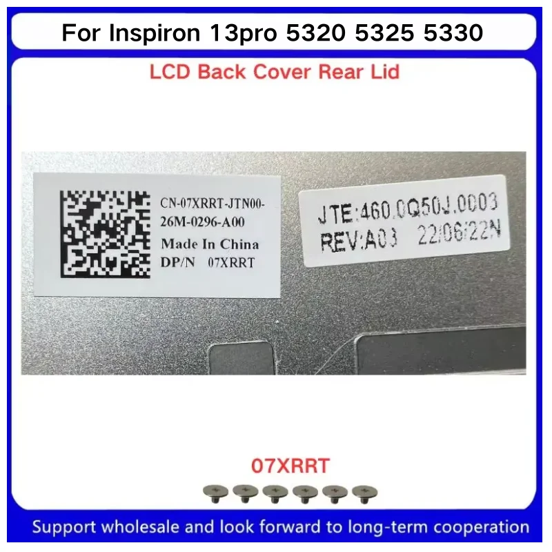 

Новинка для Kailxuling Inspiron 13pro 5320 5325 5330, задняя крышка ЖК-дисплея, корпус 07XRRT