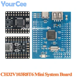 CH32V103R8T6 MINI Development Board RISC-V Assessment Core System Learning PCB Module CH32V103 Chip