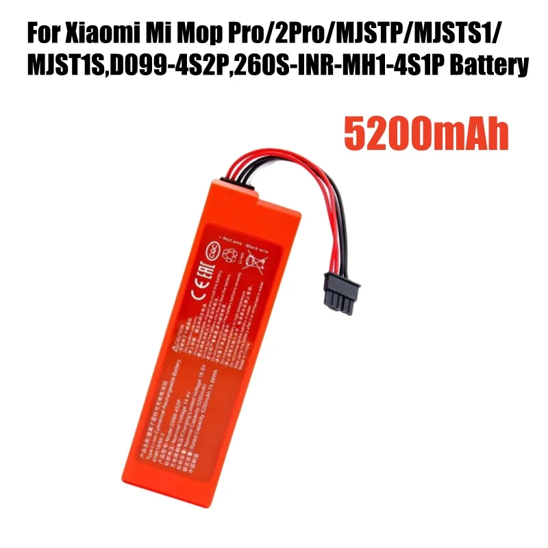

New 100% Original 7000mAh Replacement D099-4S2P Battery For Xiaomi Mi Robot Vacuum-Mop 2 Pro Vacuum-Mop 2 MJSTS1 C101 MJSTP