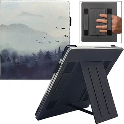 GAUGGER Double Stand Case for BOOX Tablet Note Air 4 C with Double Hand Strap / Pen Holder /Auto Sleep Wake