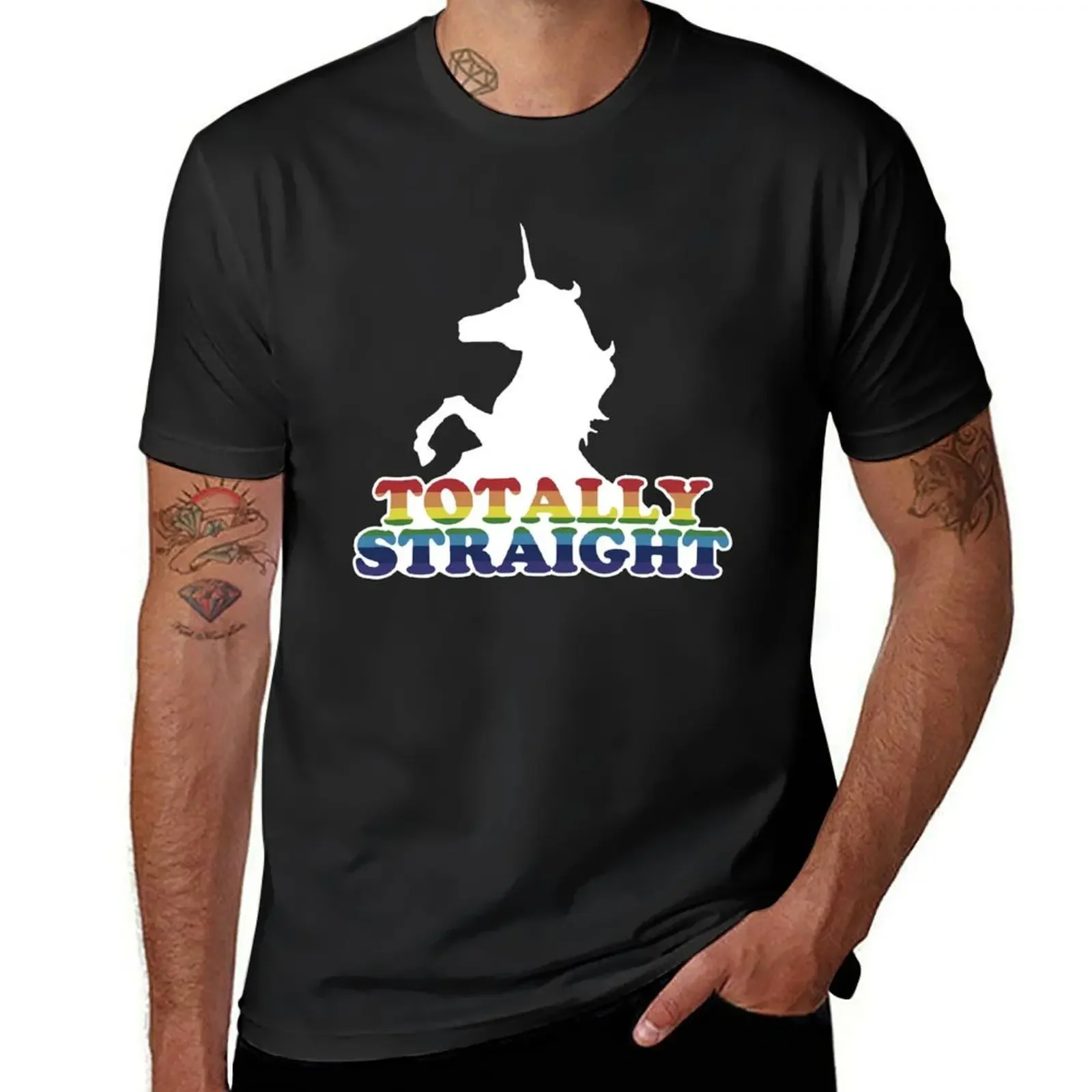 Totally Straight T-Shirt cheap stuff cute clothes t shirt for men