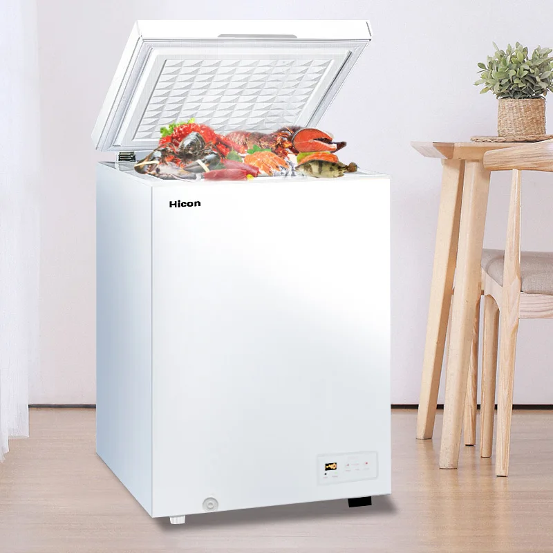 BD(C)-100 Commercial Large Capacity Ultra-low Temperature Freezer 100L Quick Freezer 200W Direct Cooling Freezer Household Freez