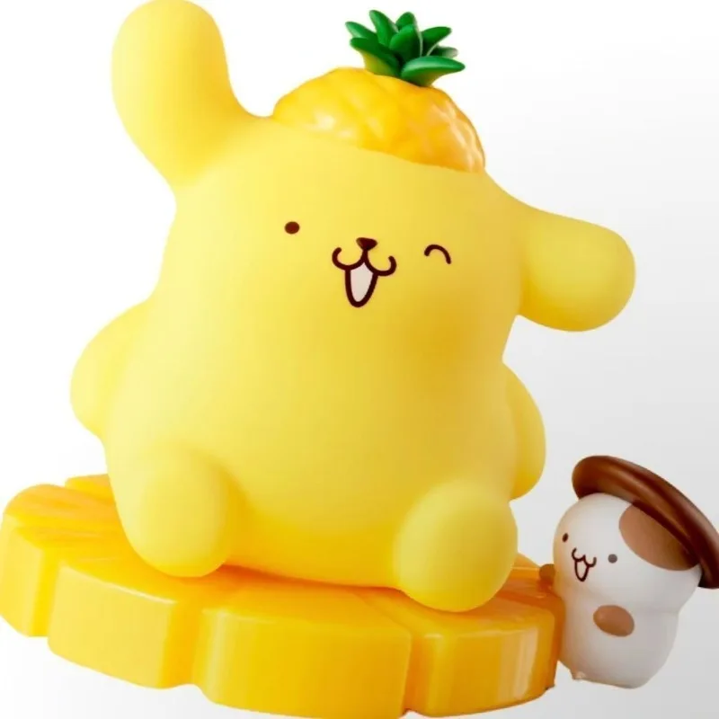 

2025 PomPomPurin Anime Kawaii Sanrio Ins Fashion Children Night Light Cute Cartoon Baby Desktop Decoration Birthday Gifts