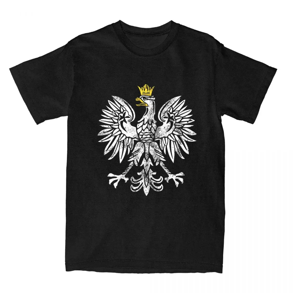 Men\'s Polish Vintage Distressed Poland Eagle Patriotic Gift T Shirt Cotton Clothes Novelty Poland Pride Tees Summer T-Shirt