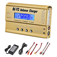 HTRC Imax B6 V2 80W 6A RC Balance Charger For LiIon/LiFe/NiCd/NiMH/High Power Battery LiHV 15V 6A AC Adapter IMAX Charger