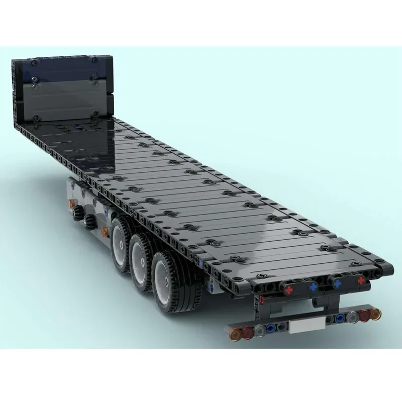 

MOC-217083 Cargo Flatbed Trailer Truck Building Block Model, 508 Parts, Creative Toy for Boys, Children, Birthday, and Christmas