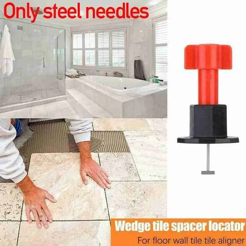100pcs Kittile Leveling System Reusable Flat Ceramic Floor Wall Construction Tools For Flooring Wall Tiles