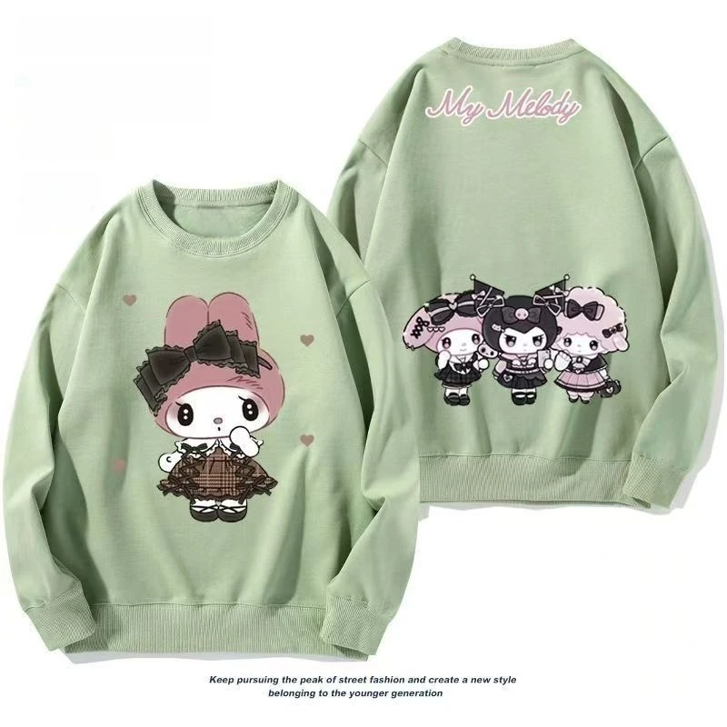 

Sanrio Baby Girls Cotton Clothes My Melody Printed Top Kid Printed Pullover Children Autumn Long Sleeve T-shrits Boy Clothes