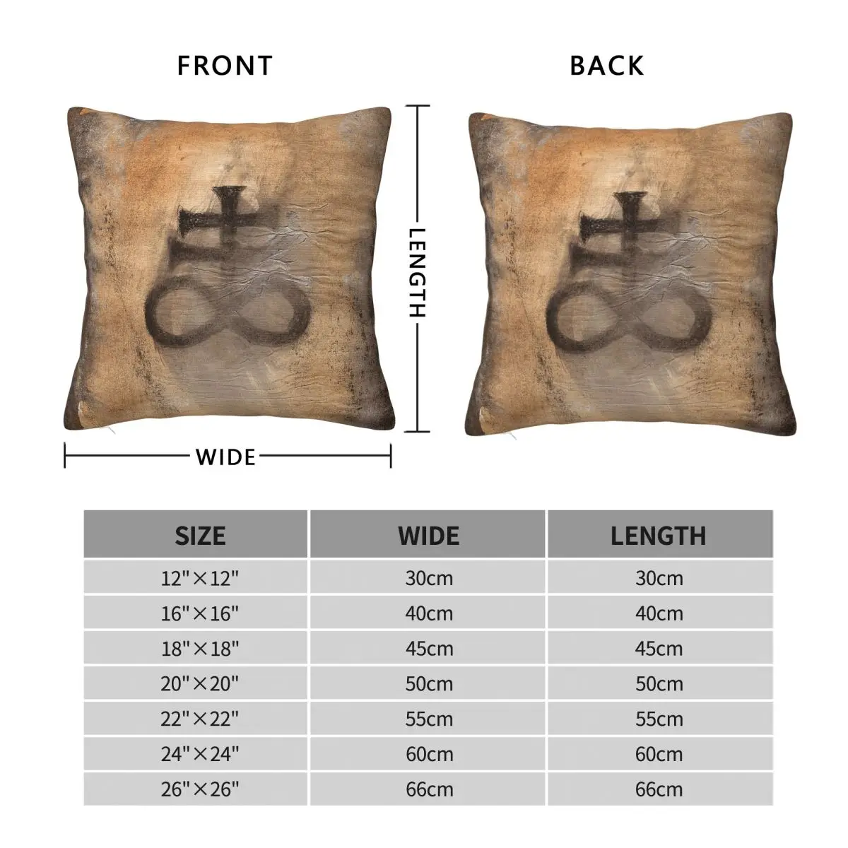 Leviathan Cross Sulfur Square Pillowcase Polyester Linen Velvet Pattern Zip Decor Pillow Case Home Cushion Cover