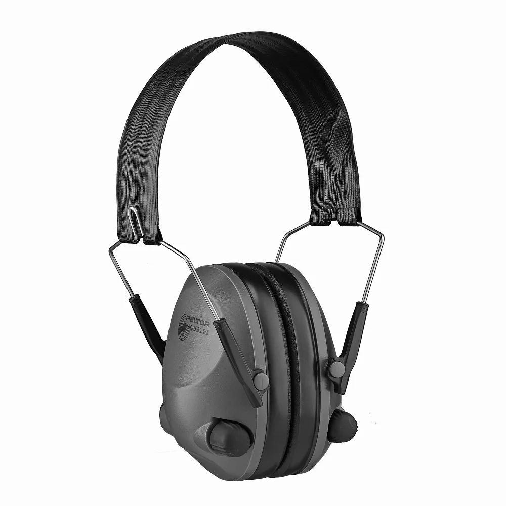 3M Peltor Tactical 6S Slim Line Electronic Headset with Audio Input Jack Olive Green Hearing Protection Ear Protection NRR 25dB