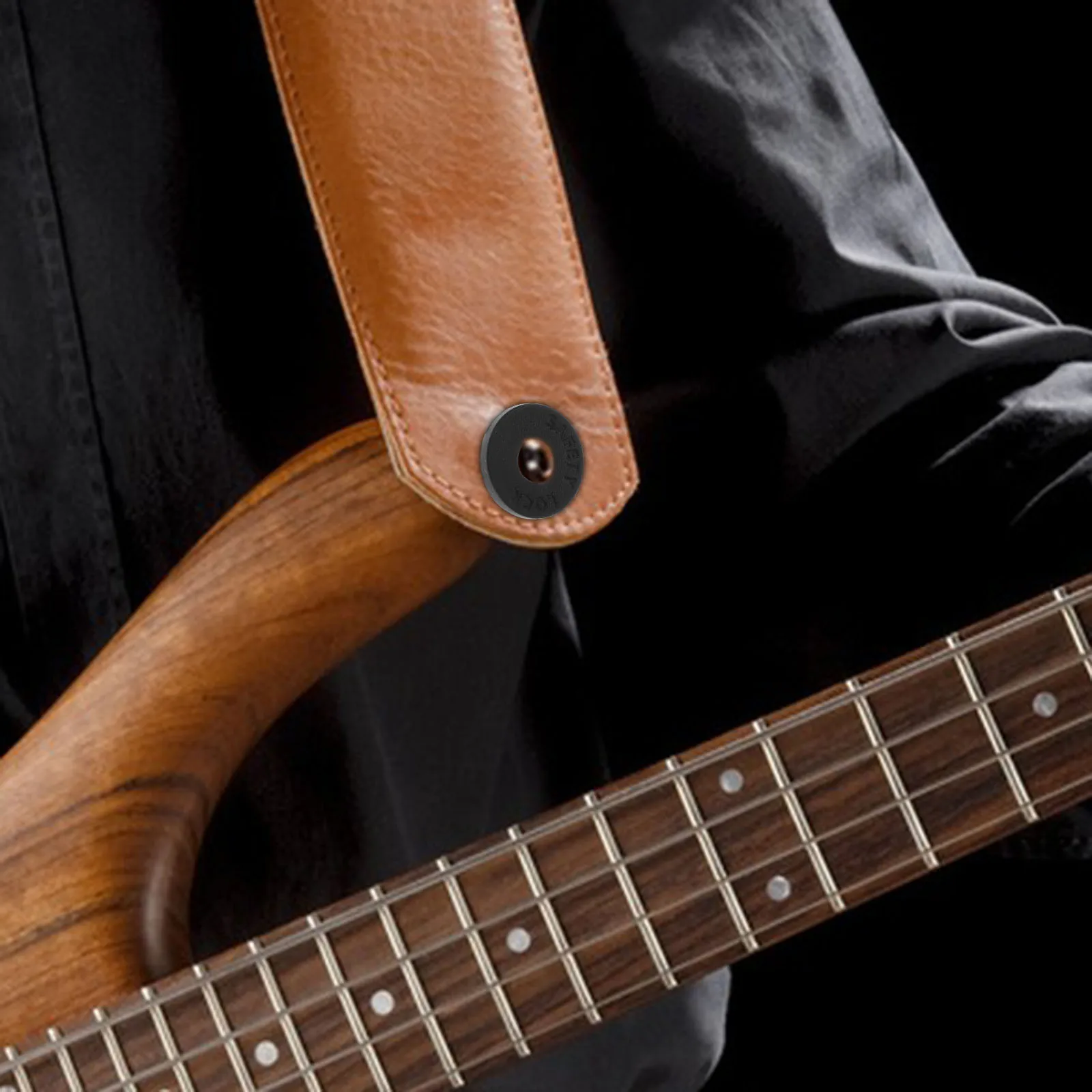 

10 Pcs Anti slip Gasket Strap Lock Silica Gel Blocks for Bass Guitar Long lasting Silicone Material Musical Instruments