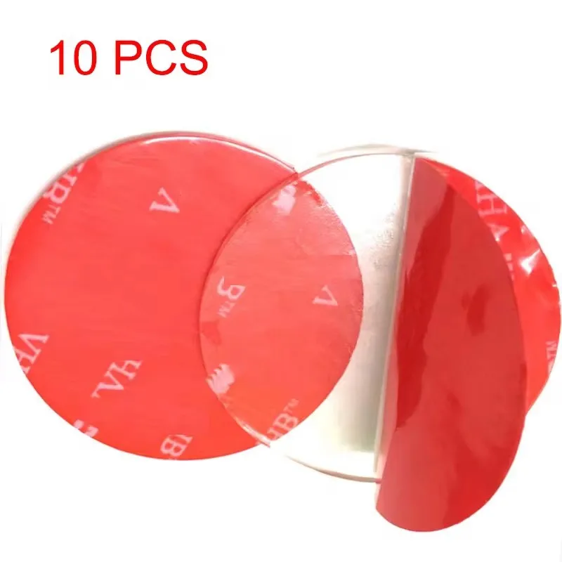 10PCS Transparent Acrylic Double-Sided Adhesive Tape Strong Adhesive Patch Waterproof No Trace High Temperature Resistance