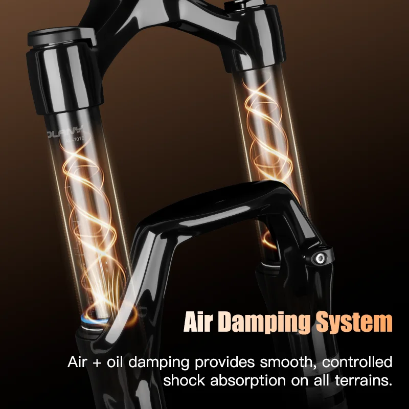 BOLANY 120mm Air Suspension Bike Fork 29inch