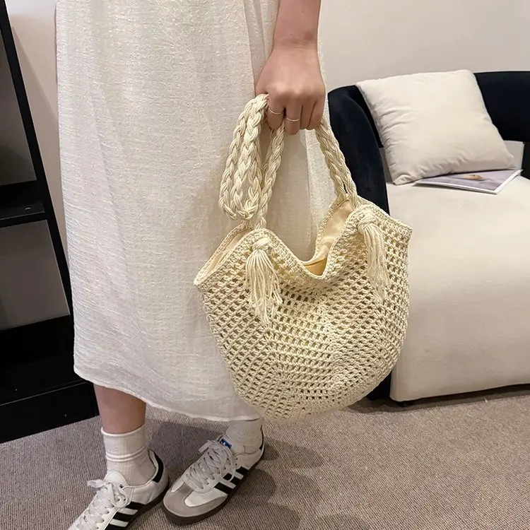 

Luxury Texture Vintage Women Tote Bag 2026 New Large Capacity Commute Backpack Shoulder Bag