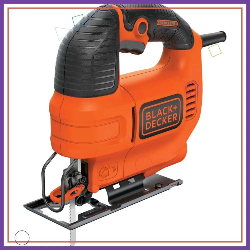 

4.5-Amp Electric Jig Saw with 3000 SPM, Bevel Cuts Up to 45°, Quick Blade Change