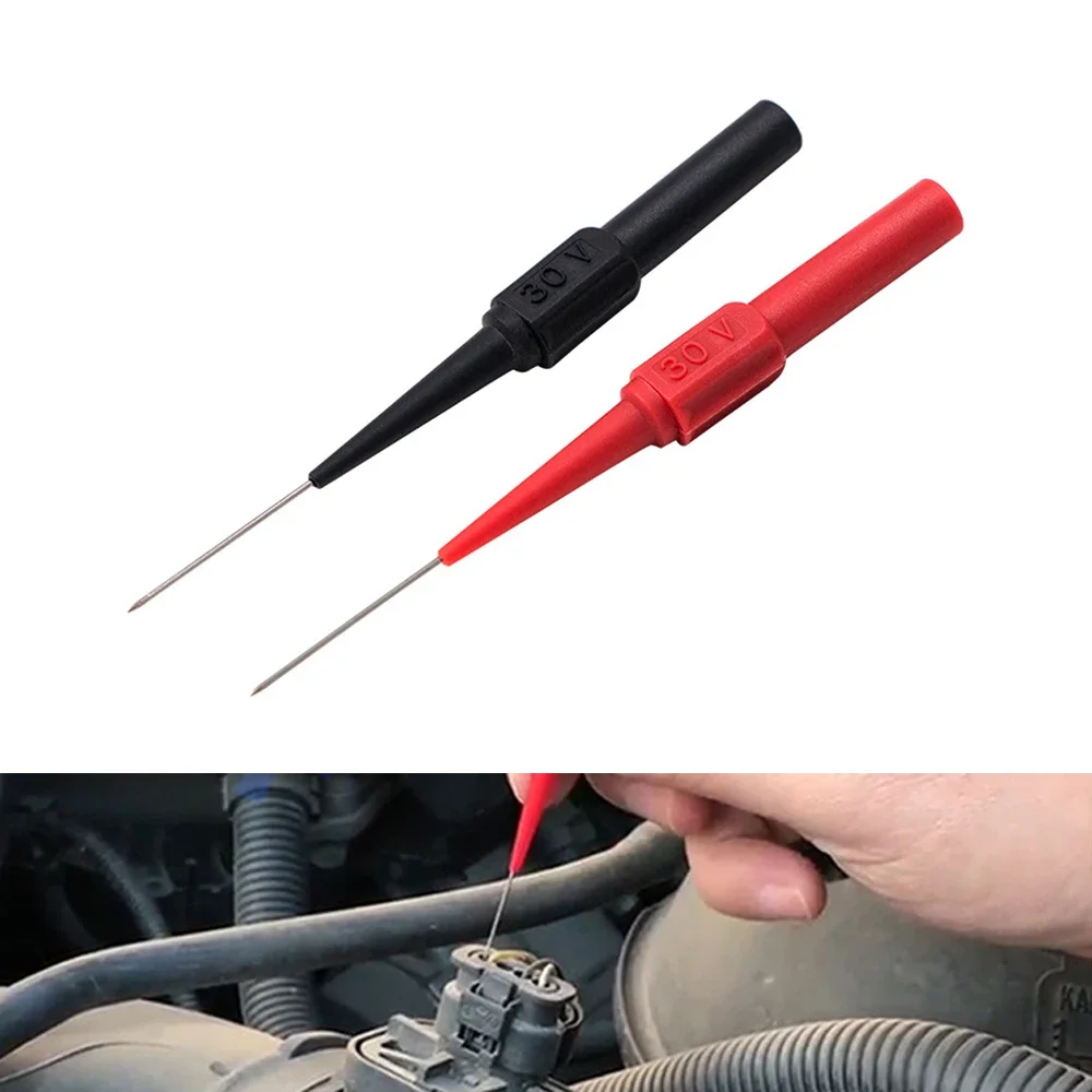 

30V Diagnostic Tools Multimeter Probes Replaceable Needles Universal Probe Test for Digital Cable Feeler Wire Test Puncture Line